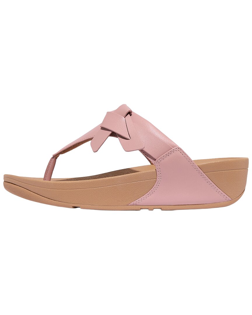 靴 FitFlop TOE POST Nude Rose Mix US 07 Fitflop Toe-Post Leather Sandal – Bluefly