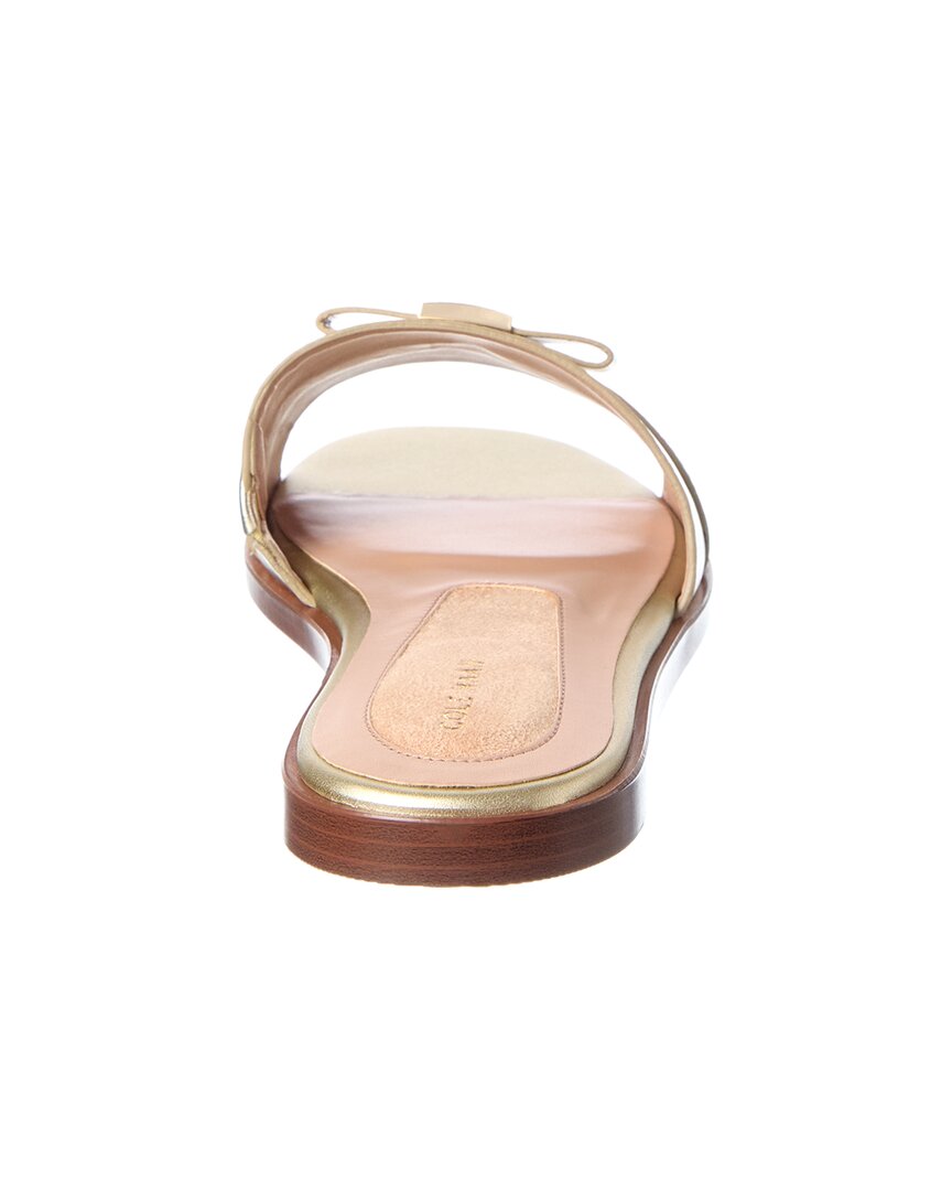 Cole Haan Go-To Emalia Slide Bow Leather Sandal