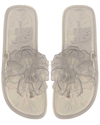 FARM Rio Farm Rio Ivory Flower Jelly Flat Sandal