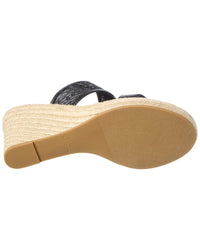 Stuart Weitzman Lily Espadrille Wedge Sandal Canvas