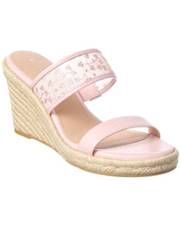 Stuart Weitzman Lily Espadrille Wedge Sandal Canvas