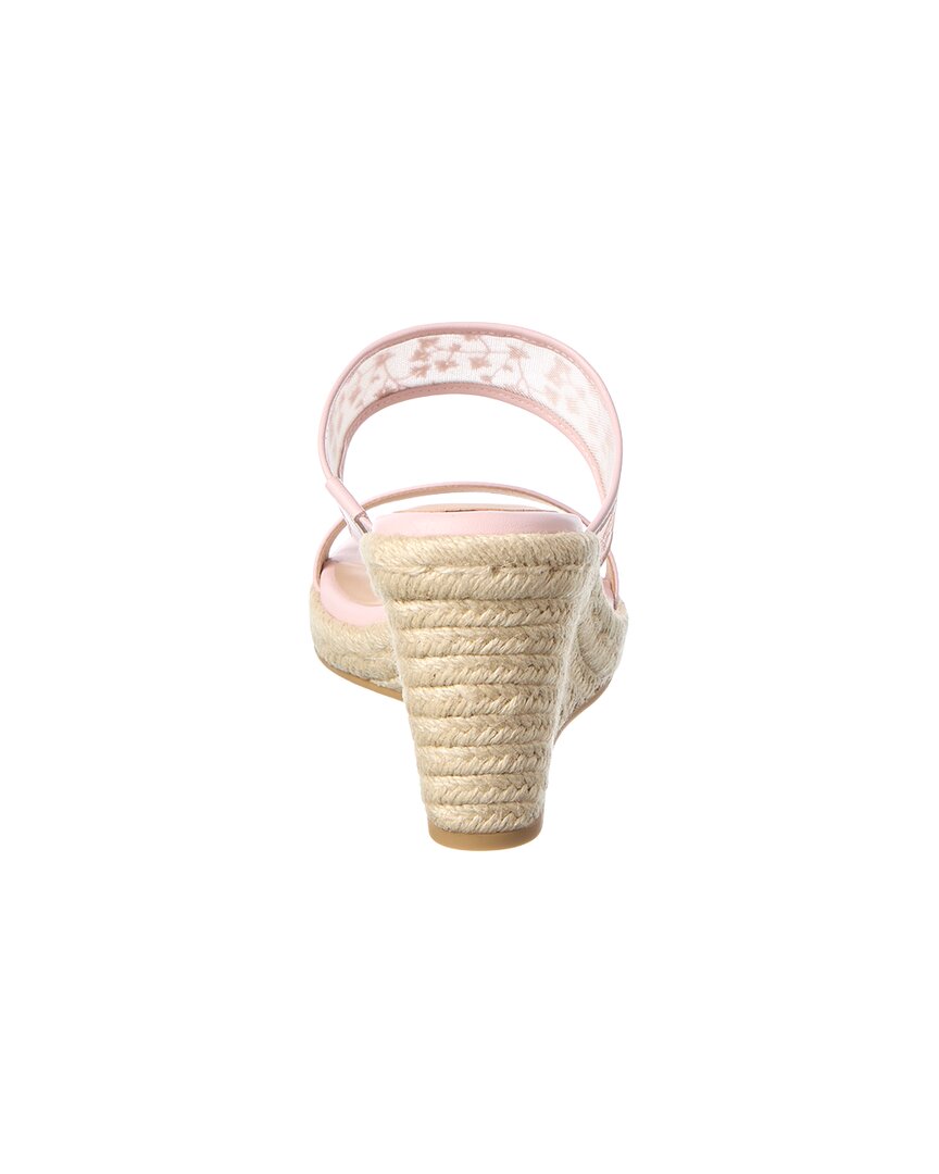 Stuart Weitzman Lily Espadrille Wedge Sandal Canvas