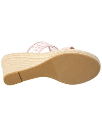 Stuart Weitzman Lily Espadrille Wedge Sandal Canvas