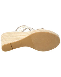 Stuart Weitzman Lily Espadrille Wedge Sandal Canvas