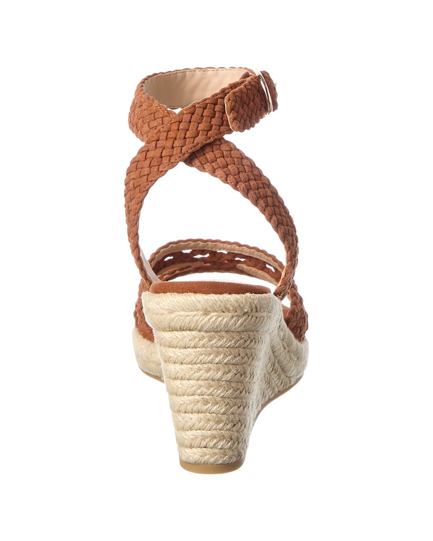 Stuart Weitzman Briar Suede Espadrille Wedge