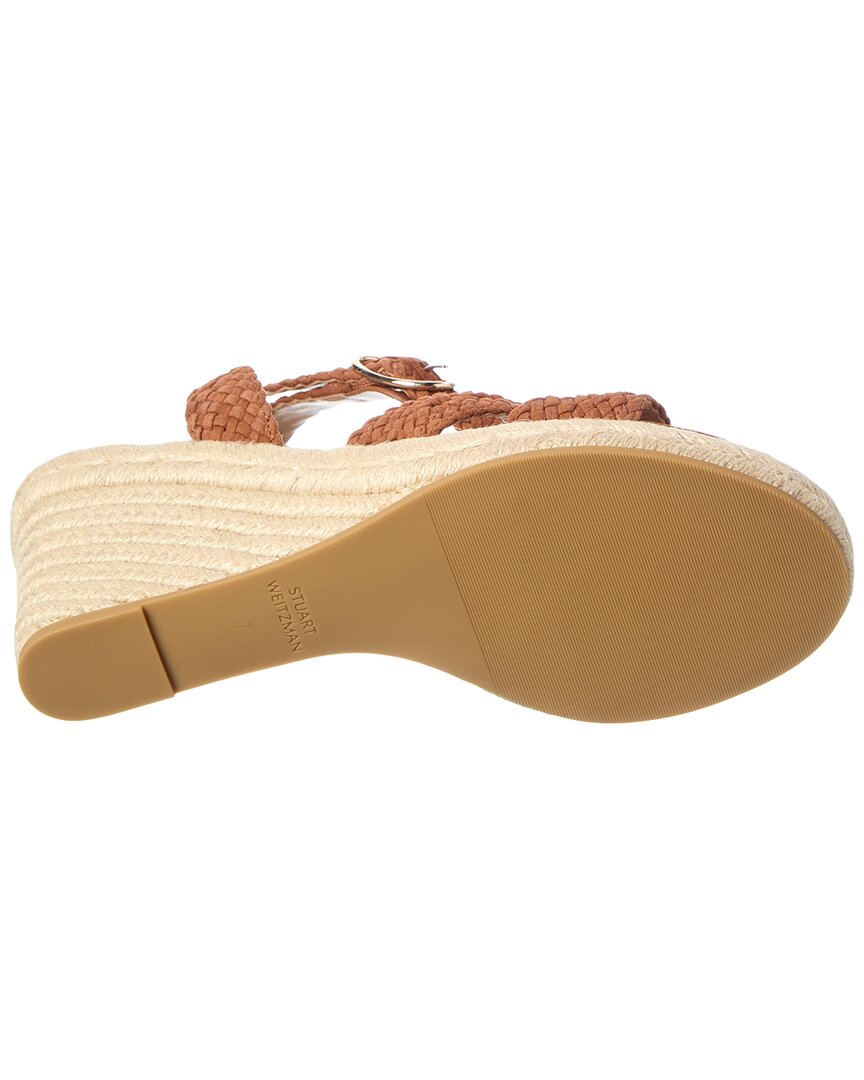 Stuart Weitzman Briar Suede Espadrille Wedge