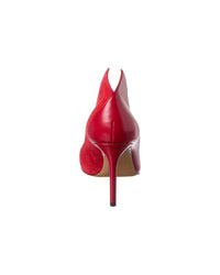Alexandre Birman Pandora 85 Leather & Suede Pump