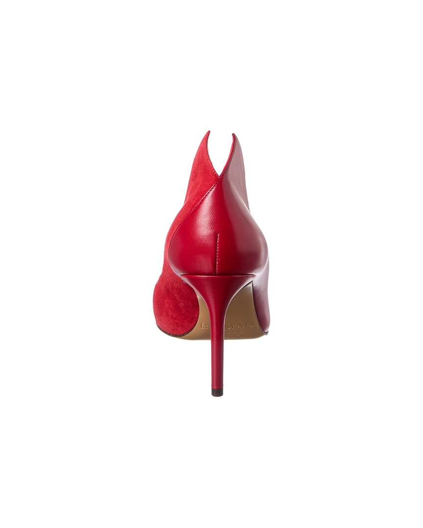 Alexandre Birman Pandora 85 Leather & Suede Pump