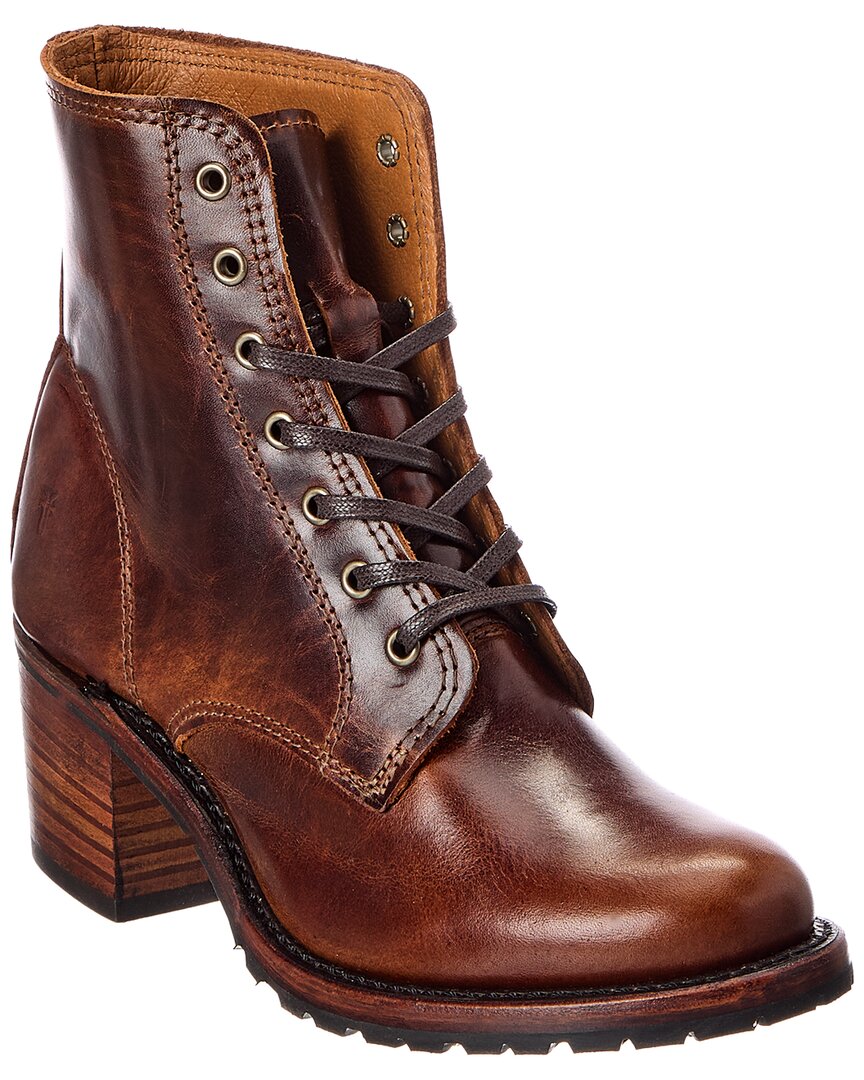 Frye Frye Sabrina 6G Lace-Up Leather Boot