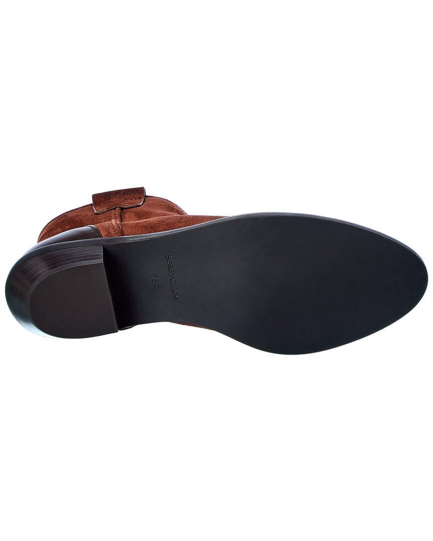 See By Chloe Suede & Leather Bootie