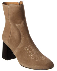 See By Chloé Suede Bootie Brown Multi