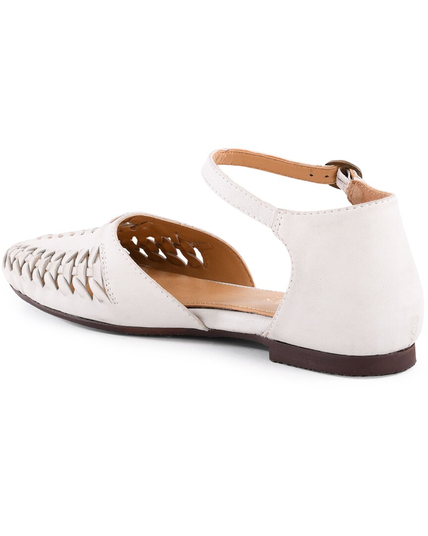Seychelles Crimson Leather Flat
