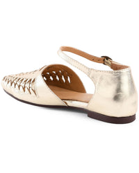 Seychelles Crimson Leather Flat