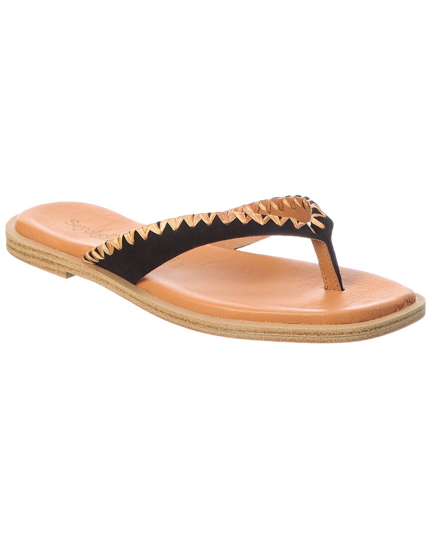 Seychelles Island Breeze Leather Thong Sandal