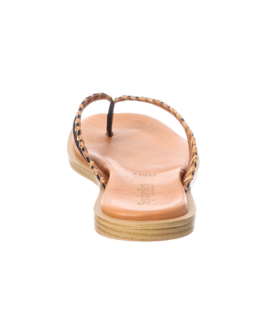 Seychelles Island Breeze Leather Thong Sandal
