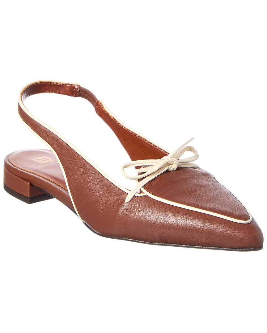 M By Bruno Magli Marta Leather Slingback Loafer