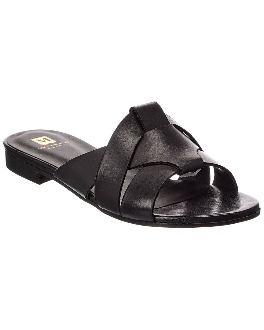 M by Bruno Magli M By Bruno Magli Andria Leather Flat Sandal