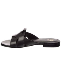 M by Bruno Magli M By Bruno Magli Andria Leather Flat Sandal