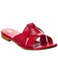 M by Bruno Magli M By Bruno Magli Andria Leather Flat Sandal