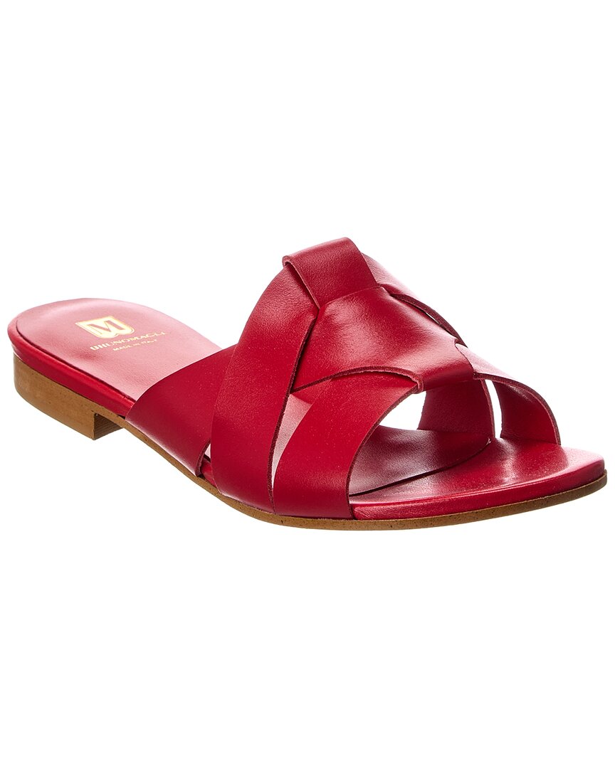 M by Bruno Magli M By Bruno Magli Andria Leather Flat Sandal