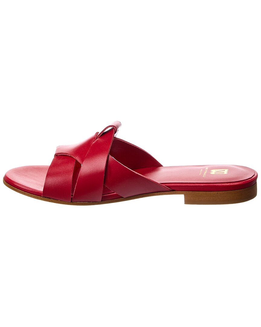 M by Bruno Magli M By Bruno Magli Andria Leather Flat Sandal