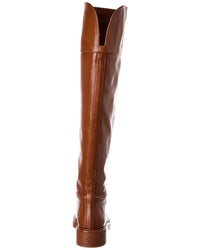 Stuart Weitzman Celia Leather Over-The-Knee Riding Boot