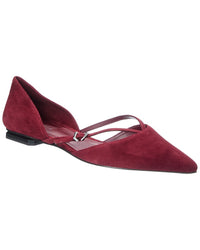 Schutz Rue Suede Flat