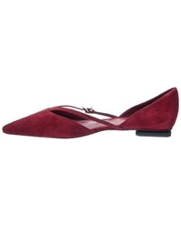 Schutz Rue Suede Flat