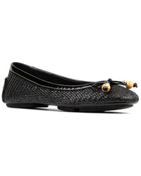 Donald Pliner Rosita Raffia Ballerina
