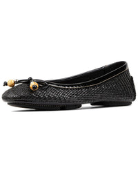 Donald Pliner Rosita Raffia Ballerina