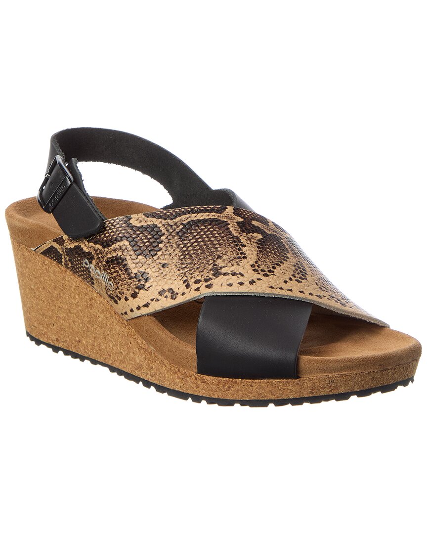 Papillio By Birkenstock Samira Narrow Leather Wedge Sandal