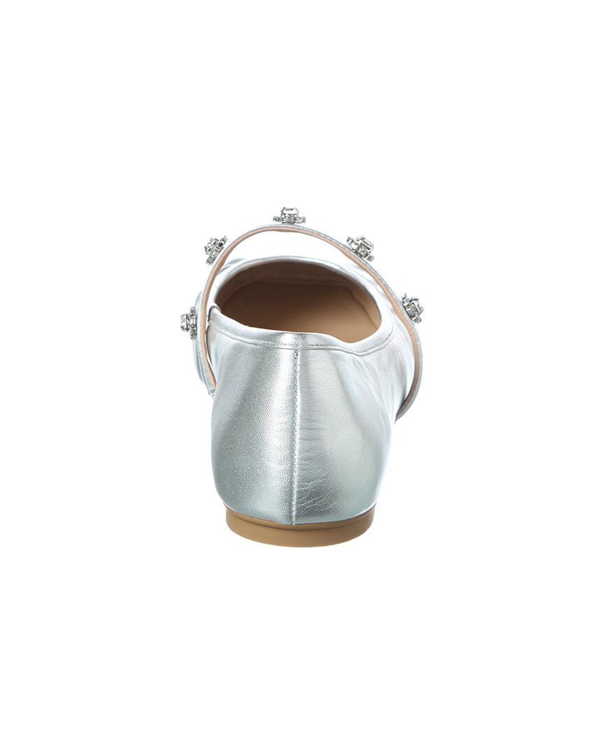 Stuart Weitzman Justina Leather Mary Jane Ballet Flat
