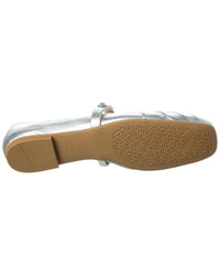 Stuart Weitzman Justina Leather Mary Jane Ballet Flat