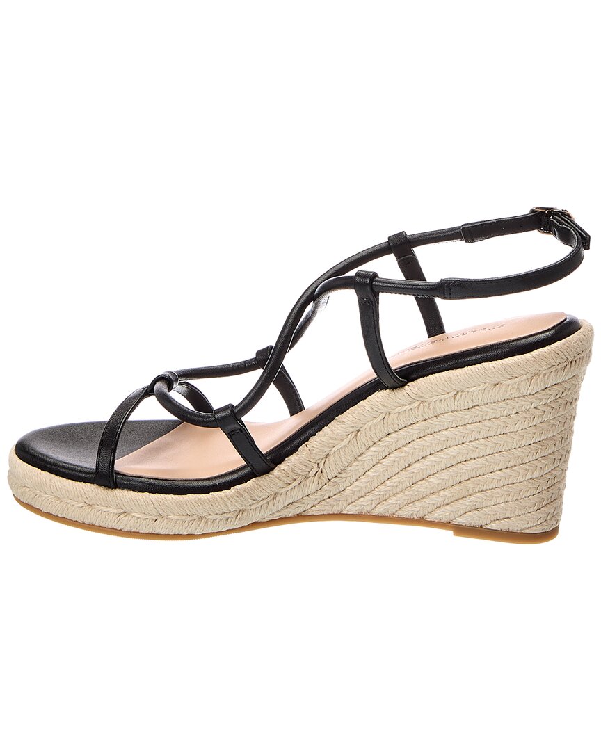 Stuart Weitzman Stuart Weitzman Nilla Espadrille Leather Wedge Sandal