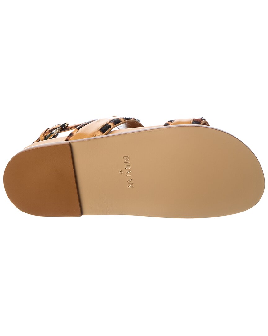 Alexandre Birman Sport Haircalf & Leather Sandal