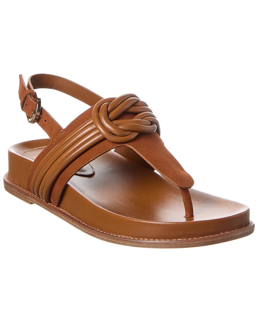 Alexandre Birman V 40 Leather Sandal