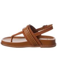 Alexandre Birman V 40 Leather Sandal
