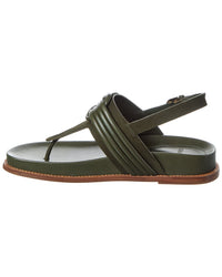 Alexandre Birman V 40 Leather Sandal
