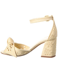 Alexandre Birman Maxi Clarita Embroidery 75 Raffia & Leather Sandal