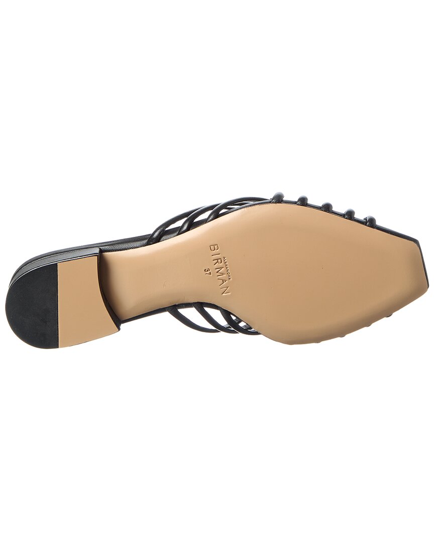 Alexandre Birman Linda Tresse Leather Sandal