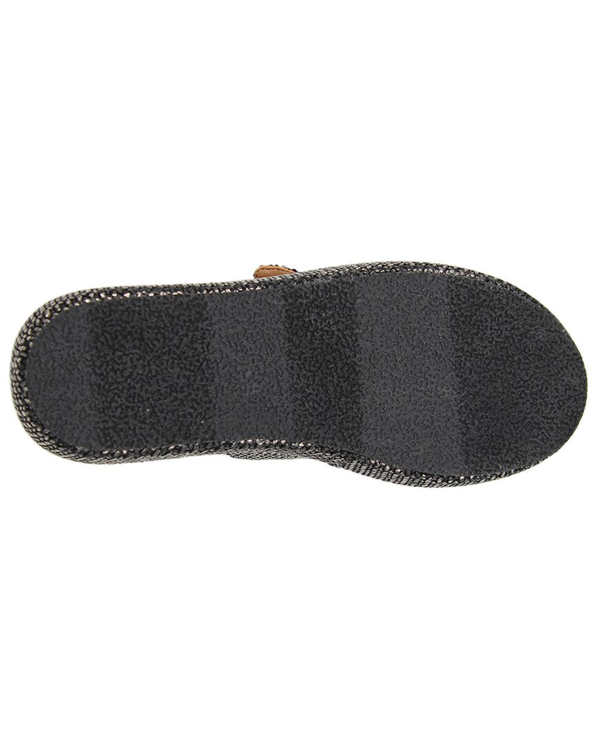 Gentle Souls By Kenneth Cole Theresa Leather & Raffia Flat