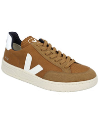 Veja V-12 Leather & Suede Trim B-Mesh Sneaker White