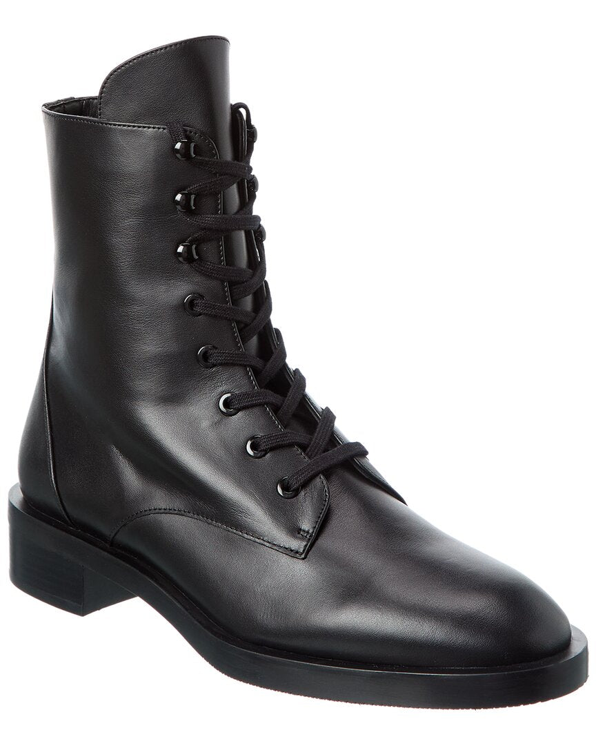 Stuart Weitzman Sondra Sleek Leather Bootie