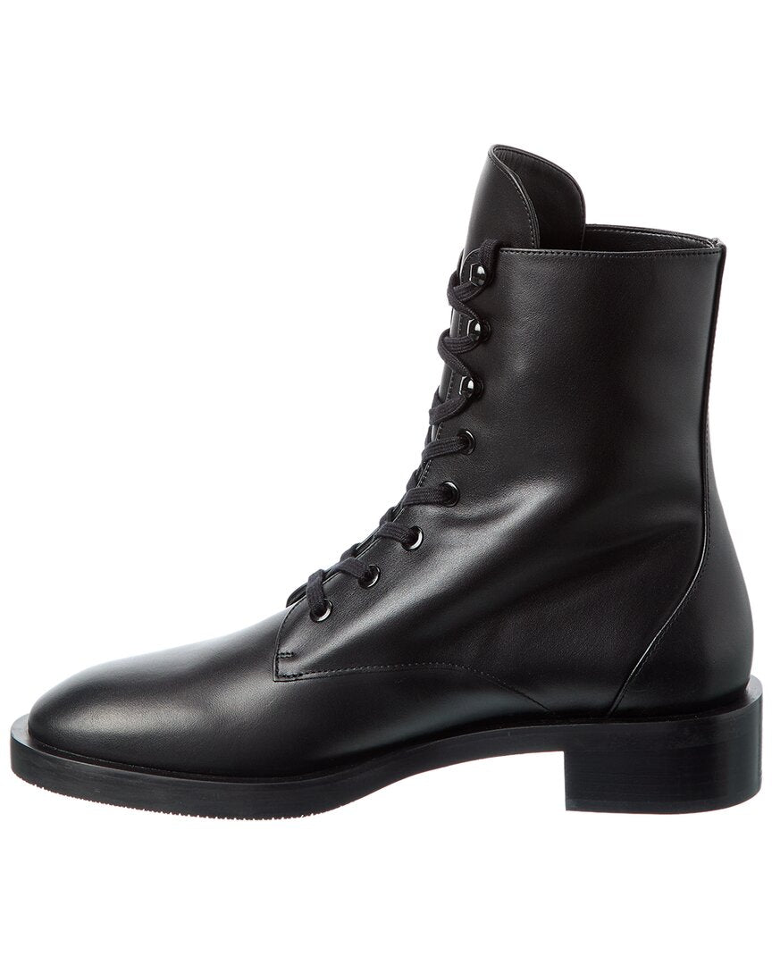 Stuart Weitzman Sondra Sleek Leather Bootie