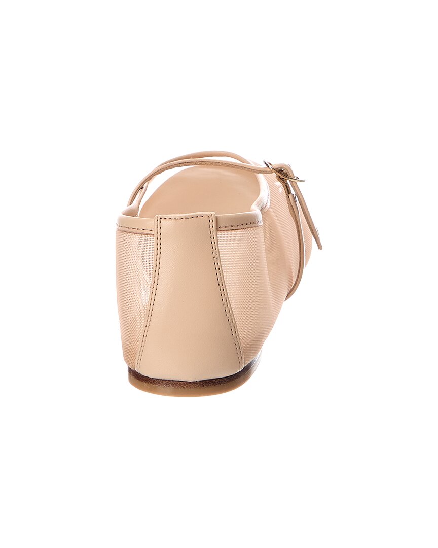 Stuart Weitzman Bareitall Mesh & Leather Mary Jane
