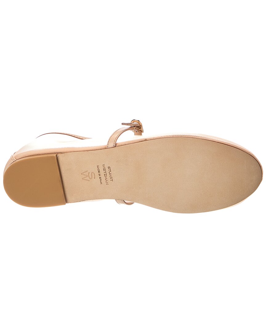 Stuart Weitzman Bareitall Mesh & Leather Mary Jane