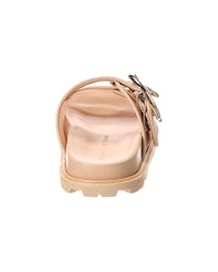 Stuart Weitzman Benni Mesh & Leather Sport Slide