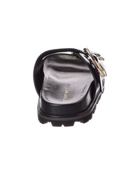 Stuart Weitzman Benni Leather Sport Slide