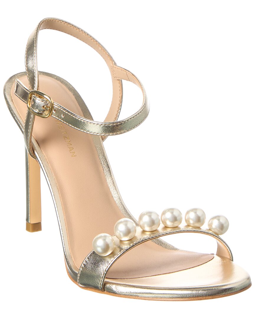 Stuart Weitzman Juliette 75 Leather Sandal
