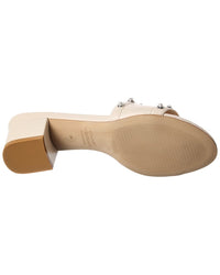 Stuart Weitzman Pearl 50 Slide Leather Sandal
